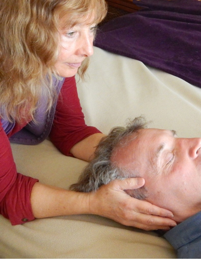 Joan Reid Healing Arts doing reiki